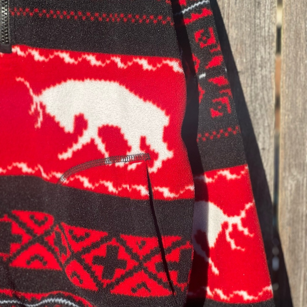 Polo Ralph Lauren Girls Fair Isle Fleece 1/4 Zip Sweater - Picture 10 of 10